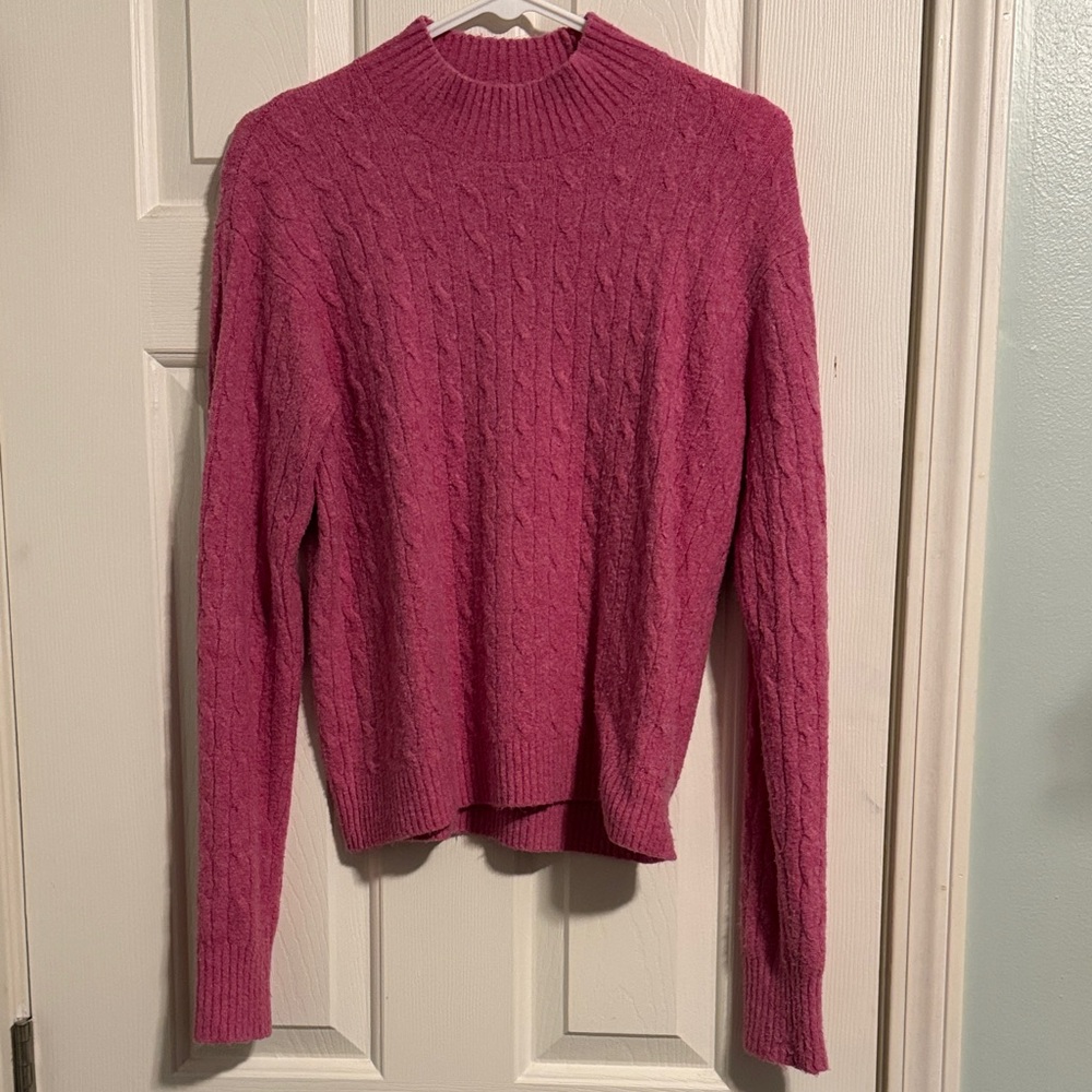 J. Crew Women's Sweater in Bold Pink